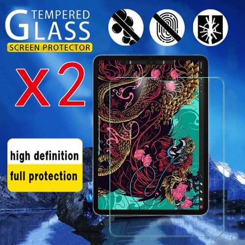 2Pcs Tablet Tempered Glass Screen Protector Cover for Apple IPad Air 4 2020 10.9 Inch High Quality Full Coverage Screen Film