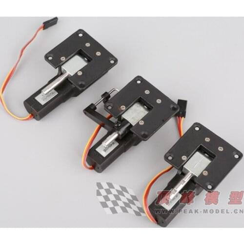 3.5kg electronic retractable landing gear, worm retractable landing gear / 65g metal steering seat