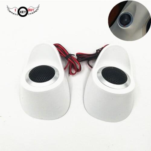 2.5 Inch 1 Set Car Audio A Column Treble Inverted Mold Two-way Inverted Mold Bracket Tweeter Mold Base with 1Pair Tweeters