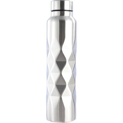 B36F 1000ml Single-wall Stainless Steel Water Bottle Gym Sport Bottles Portable BPA Free Cola Beer Drink Bottle