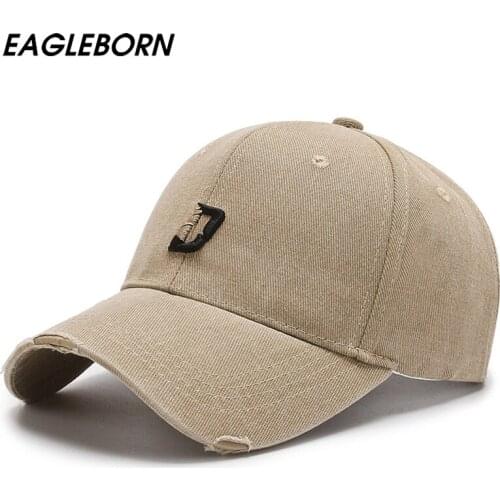 EAGLEBORN Design Spring Summer New Style Women Solid Baseball Cap Men Fashion Hole Letter Embroidery D Baseball Cap Casual Hat