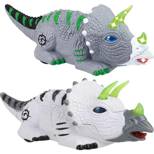 Automatic Deformation Automatic Walking Dinosaur Children Toys Vocal Glow Lighting Music Animal Model Electronic Pets