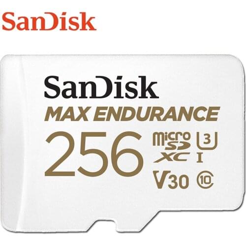 SanDisk MAX ENDURANCE micro SD Card 32GB 64GB 128GB 256GB High Endurance Video Monitoring Memory Card C10 U3 V30 4K for drones