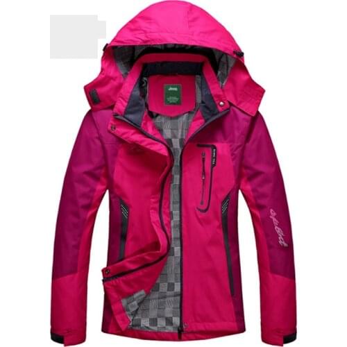Men Women Spring Autumn Outdoor Hiking Jackets Waterproof Windbreaker Climbing Camping Trekking Rain Coat