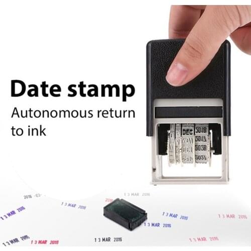 Mini Words Wheel Scrapbooking Supplies Stamping ABS Account Roller Seal DIY Office Supplies Mud Set Date Seal Date Stamps