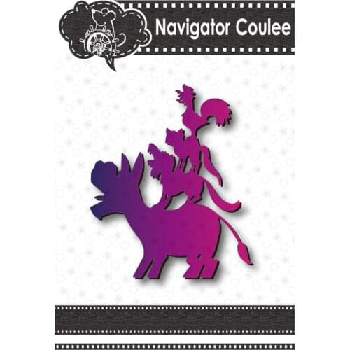 New metal cutting die cutting die animal chicken dog cat decoration scrapbook paper craft knife mold blade punch template