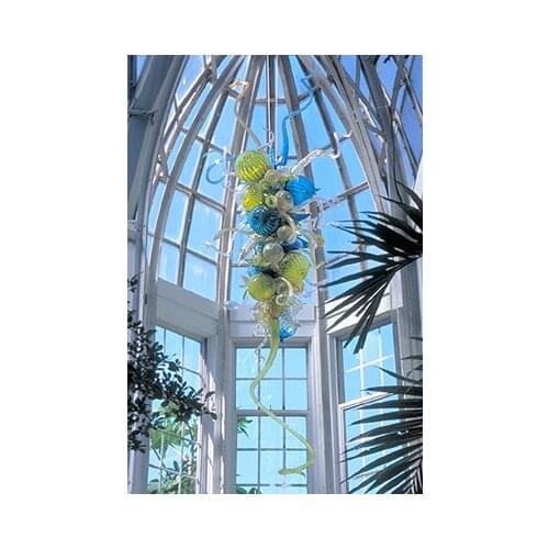 New Home Decor Colorful Flower Chandelier LED Bulbs Pretty Hand Blown Glass AC 110/120/220/240V Manufacturer