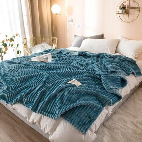 Autumn and Winter Thick Flannel Blankets Children Cloud Mink Blankets Coral Fleece Sheets Cover Air-Conditioning Blankets