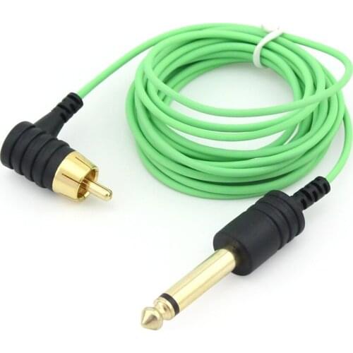 Premium Right Angle Tattoo RCA Cord for Tattoo Machine Pen 90 Degree Connector