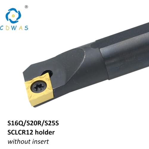 1PC S16Q S20R S25S SCLCR12 Right Hand Internal Turning Tool CNC Tool Holder for CCMT120404 / CCMT120408 Insert Lathe Cutter Tool