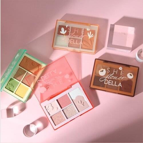 5 Colors Girl Stundent Beginner Makeup Eyeshadow Daily All-match Easy Carry Beauty Photo Shoot Appointment Go Shopping Perform