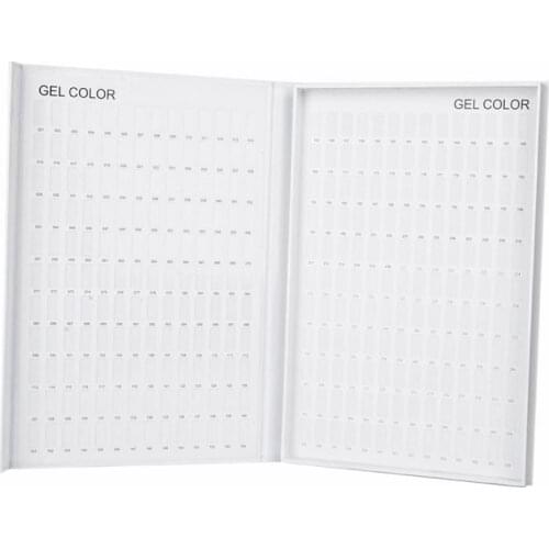 308 Color Nail Art Tips Display Book Chart Display Board Nail Polish Board Nail Art Tips Polish Uv Gel For Salon Nail Art Acce