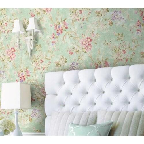 Beibehang Room background decoration 3D wallpaper modern garden flowers living room bedroom tv background nonwoven wall paper