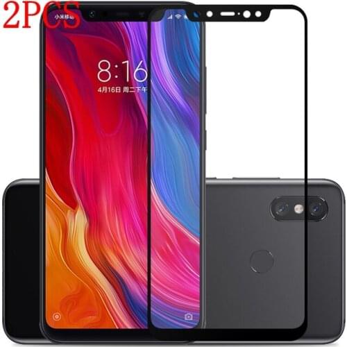 2PCS 3D Tempered Glass For Xiaomi Poco F1 Full screen Cover Screen Protector Film For Xiaomi Pocophone F1 Global Version