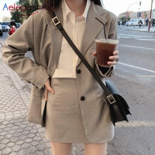 Женские костюмы с юбкой Aelegantmis China At AliExpress