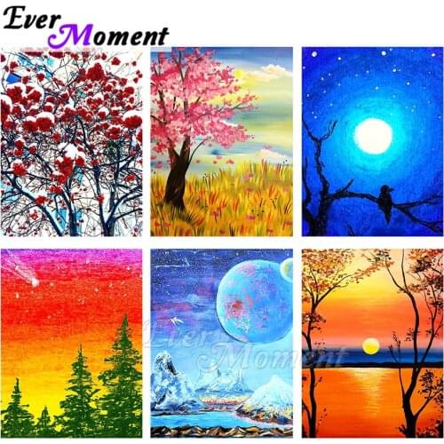 Ever Moment Diamond Painting Full Suqare Resin Drill Handmade Decoration Wall Art Paint By Diamond Embroidery Mosaic ASF2273