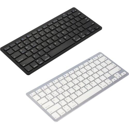 Wireless Silent Keyboard Rechargeable Stable Connection Keyboard Wireless Multimedia Keyboard For Laptop PC IPad