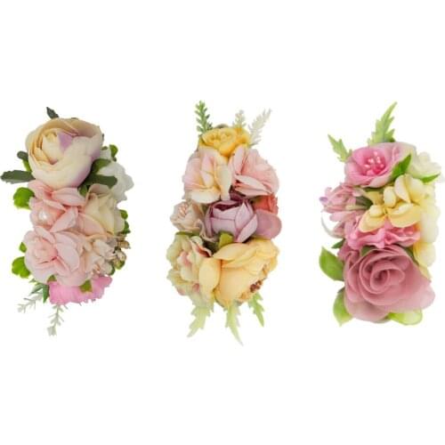 Infant Headband Hair-Accessories Flower Pearl Nylon Princess Hairbands Bandeau Fille Toddler Bandeau