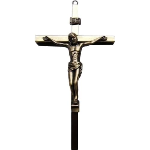 Catholic Cross Crucifix Saint Wall Cross Jesus Christ Church Religious Prayer Hanging Ornament Chapel Decoration