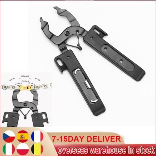 Multi-Tool Bicycle Chain Wear Checker Indicator Repair Tool MTB Road Chains Gauge Magic Clasp Pliers Bicycle Bike Accessories