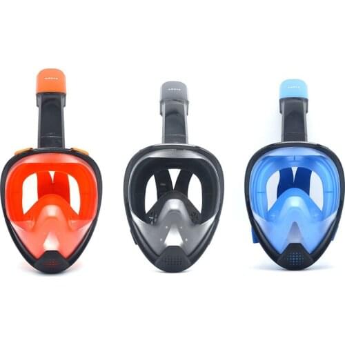 New AZKTE Swimming Full Dry Snorkeling Diving Mask Cover Diving Glasses High Lens for GOPRO