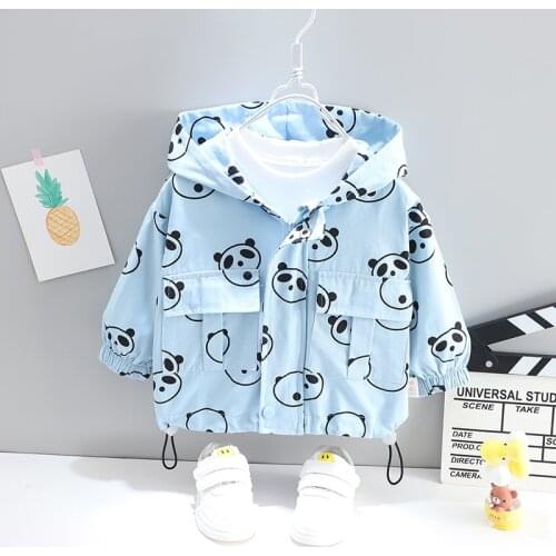 New Baby Coat Toddler Baby Kids Boy Girls Clothes Hooded Sport Printe Hoodies Sweatshirt Tops Clothes Roupa Infantil Top Outwear