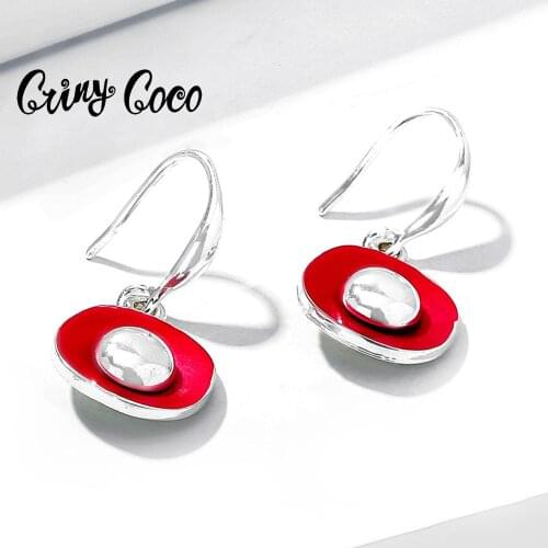 Cring Coco Womens Charming Small Earrings For Women Bohemian Fashion Jewelry 2020 Geometric Alloy Jewelry Stud Earring Gift New