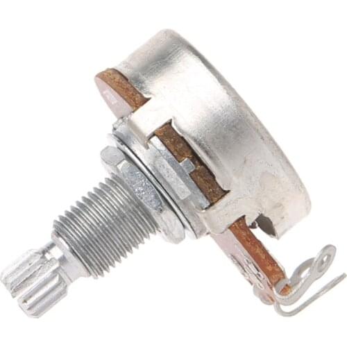 B500K Potentiometer Splined Pot Electric Guitar Bass Effect Amp Tone Volume Parts