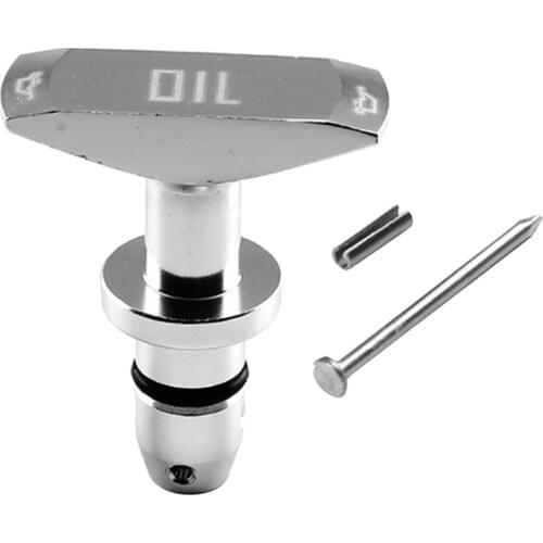 Heavy Duty Billet Oil Dipstick Pull Handle Silver for Ford GT V8 GT50