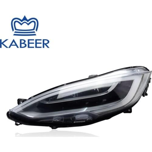 TESLA used car headlight semi assembly for model X second hand headlight