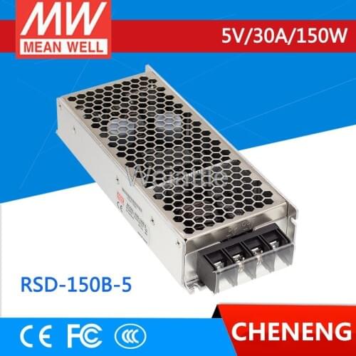 MEAN WELL original RSD-150B-5 5V 30A meanwell RSD-150 5V 150W Railway Single Output DC-DC Converter