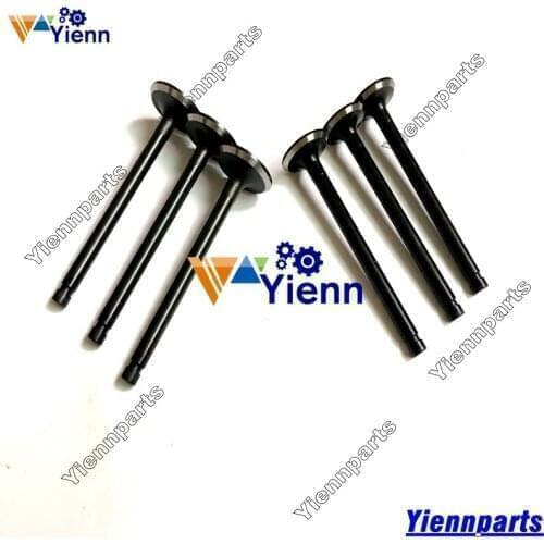 For Mitsubishi K3G Valve Intake & Valve Exhuast For ISEKI MTX245 Tractors Mitsubishi Diesel Engine Spare Parts