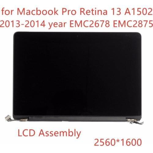 A1502 LCD Screen Display Assembly ME864 ME866 for Macbook Retina 13.3" compatible 2013-2014 year EMC2678 EMC2875