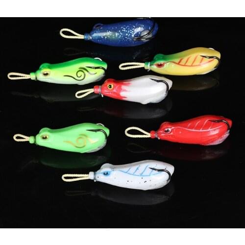 1 PCS 4/6.5cm 14g Soft Small Jump Frog Engaging Bait Bait For Crap Fishing Gear Lure