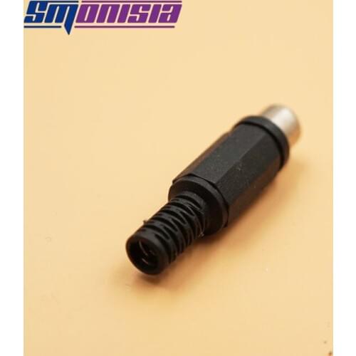 Smonisia 100pcs 3.5mm Microphone Audio Jack Female Mono Jack Audio Jack Connector Plug Adapter