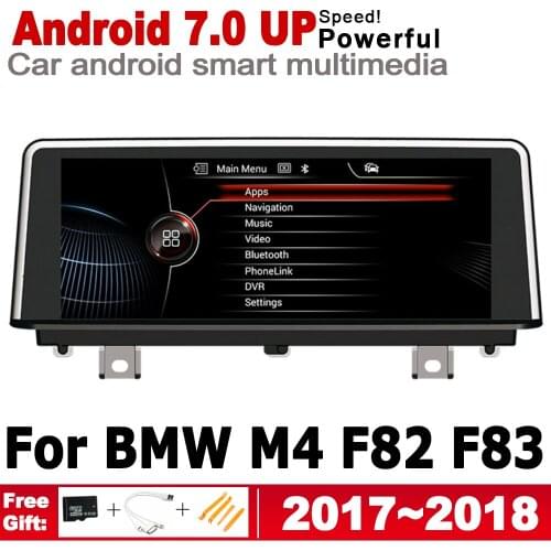 Android Car radio GPS multimedia player For BMW M4 F82 F83 2017 2018 EVO Navigation original style WiFi BT 2GB+16GB HD screen