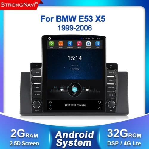 9.7'' DSP Android 2G+32G Car GPS Navigation Audio stereo PLAYER For BMW X5 E53 E3 Multimedia 2.5D Screen Head Unit WIFI BT 4G
