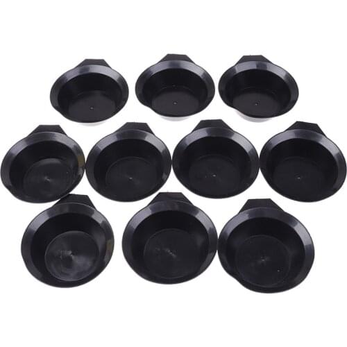 10Pcs Hair Color Dye Bowl Comb Accessories Black Plastic Hair Dye Colouring Brush Comb Bowl Hairdressing Styling Tools