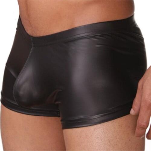 Comeondear Men's Leather Briefs