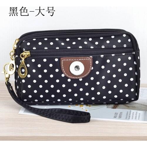 For Women MOM girls good quality Multicolor cloth Dots 18mm snap button jewelry big leaves-bag QB662