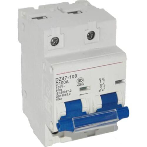 DZ47-100 Circuit Breaker 80A 100A Miniature Circuit Breaker 1P 2P 3P 4P MCB NC100-H Disyuntor