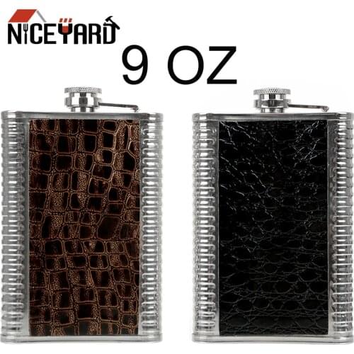 NICEYARD 7OZ Stainless Steel Whisky Bottle Portable Alcohol Flask Drinkware Hip Flasks
