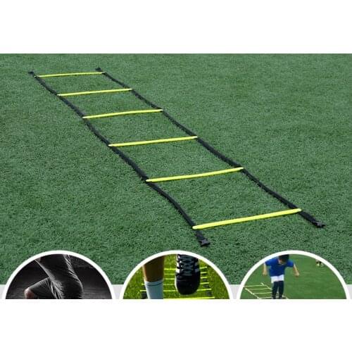 Agile training soft ladder football pace training ladder children rope ladder jump lattice ladder fitness lattice rope ladder