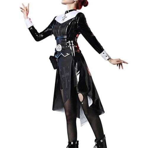 Anime Identity V Patricia Dorval Cosplay Costume Tops Shorts Pantyhose Wig Daily Carnival Party Festival Uniform Brand New