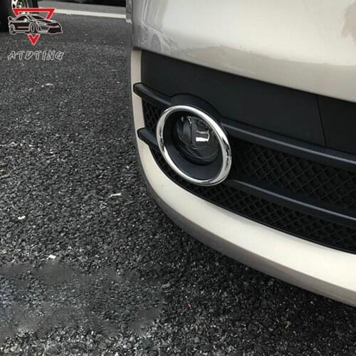 For Audi Q3 2013 2014 2015 fog lamp cover car fog lamp ring fog lamp protection cover ABS electroplating