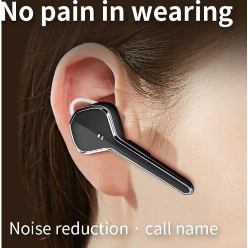 Small and Light Earphone Dual Microphone Noise Reduction Bluetooth5.0 Wireless Earbuds with 2000Mah Charging Box