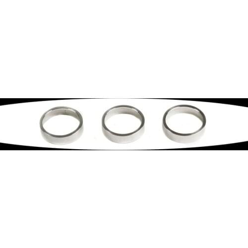 Aluminium Bezel Set For HVAC Climatronic Dial Button Silver Color For Volkswagen For VW Golf Jetta MK5