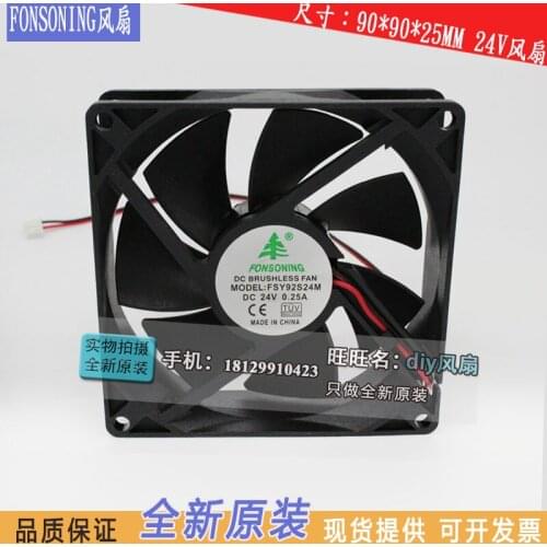 NEW FOR FONSONING FSY92S24M 9025 9CM 24V 0.25A Frequency converter cooling fan