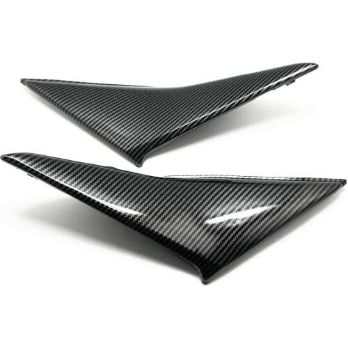 For 2003-2004 Honda CBR600RR L R Tank Side Trim Cover Fairing Cowl Carbon Fiber