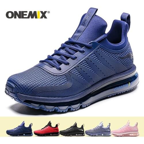 ONEMIX NEW running shoes for men air cushion high top shock absorption sports sneaker light outdoor walking jogging shoes women